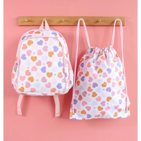 A Little Lovely Company batůžek do školky srdce