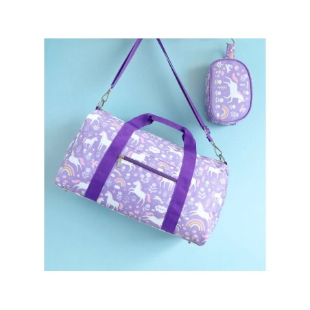 A Little Lovely Company Dětská cestovní taška jednorožci a duha
