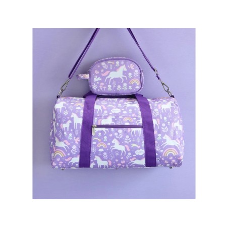 A Little Lovely Company Dětská cestovní taška jednorožci a duha