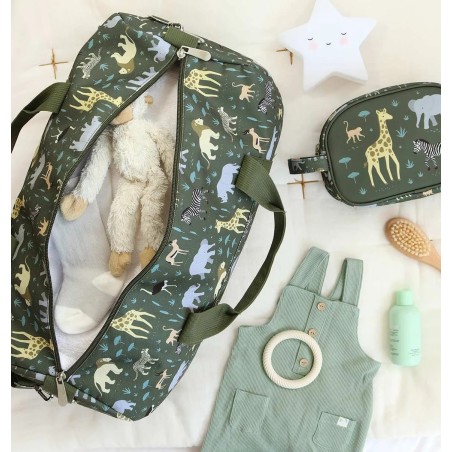 A Little Lovely Company Dětská cestovní taška zvířata ze savany