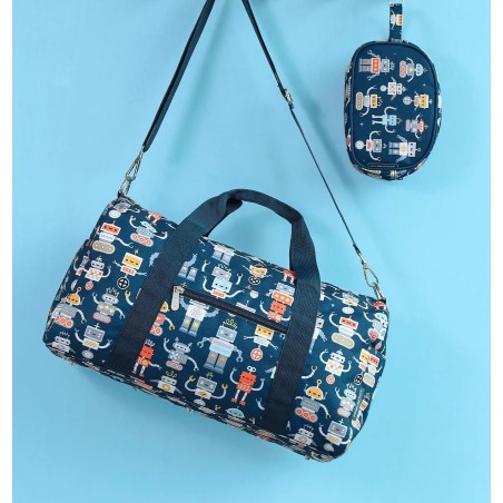 A Little Lovely Company Dětská cestovní taška roboti