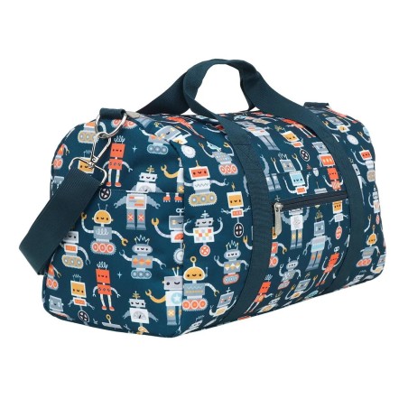 A Little Lovely Company Dětská cestovní taška roboti