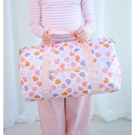 A Little Lovely Company Dětská cestovní taška srdce