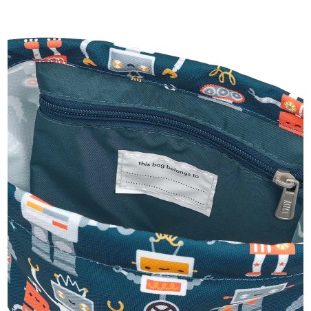 A Little Lovely Company Dětský sportovní pytel roboti