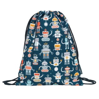 A Little Lovely Company Dětský sportovní pytel roboti