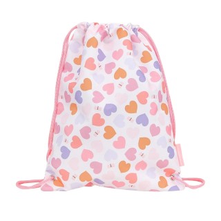 A Little Lovely Company Dětský sportovní pytel srdce