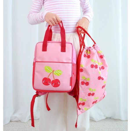 A Little Lovely Company Dětský sportovní pytel veselé třešničky