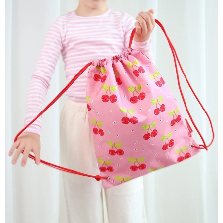 A Little Lovely Company Dětský sportovní pytel veselé třešničky