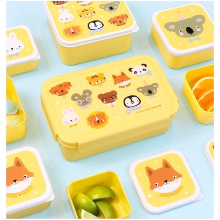 A Little Lovely Company Box na svačinu zvířecí kamarádi