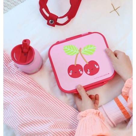 A Little Lovely Company Krabička na svačinu veselé třešničky