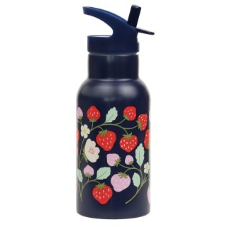 A Little Lovely Company Nerezová lahev na pití jahody 350 ml