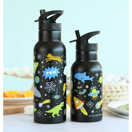 A Little Lovely Company Nerezová lahev na pití vesmír 350 ml