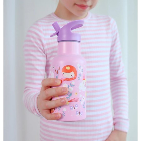 A Little Lovely Company Nerezová lahev na pití princezny 350 ml