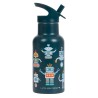 A Little Lovely Company Nerezová lahev na pití roboti 350 ml