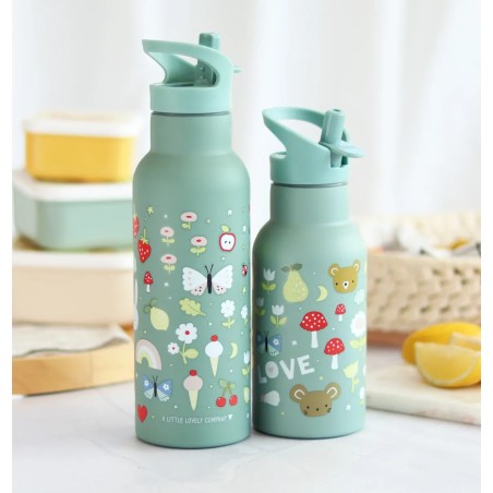 A Little Lovely Company Nerezová lahev na pití radost 500 ml