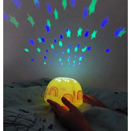 A Little Lovely Company Lampa s projektorem duha