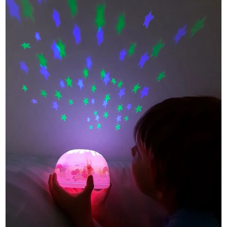A Little Lovely Company Lampa s projektorem jednorožci