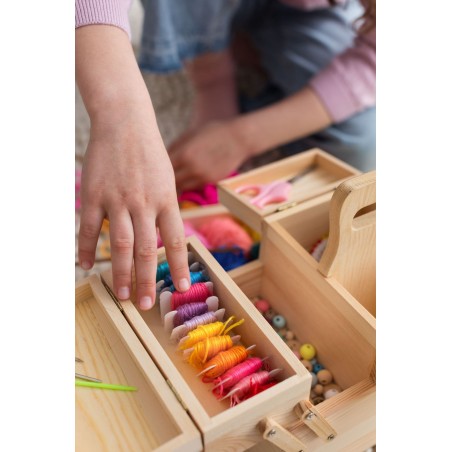 Sycomore Activity Box pletení a šití