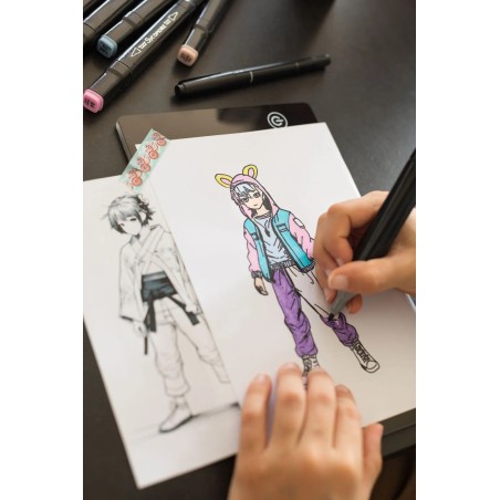 Sycomore Artissimo Kreslící tablet s podsvícením Manga postavy