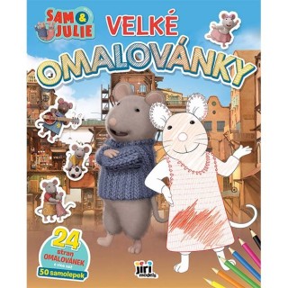 Jiri Models Velké omalovánky Sam & Julie