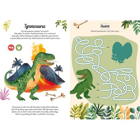 Jiri Models Samolepkové aktivity Dinosauři