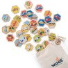 Woet by New Classic Toys Dřevěné pexeso dopravní prostředky