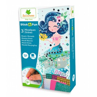 Sycomore Stick & Fun malá mozaika mořské víly
