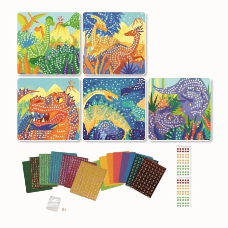 Sycomore Stick & Fun mozaika svět dinosaurů