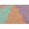 Ortopedek senzorické podložky pastel 16 ks