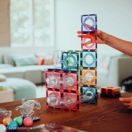 Cleverclixx Kuličková dráha Clever Pack Pastel 110 ks