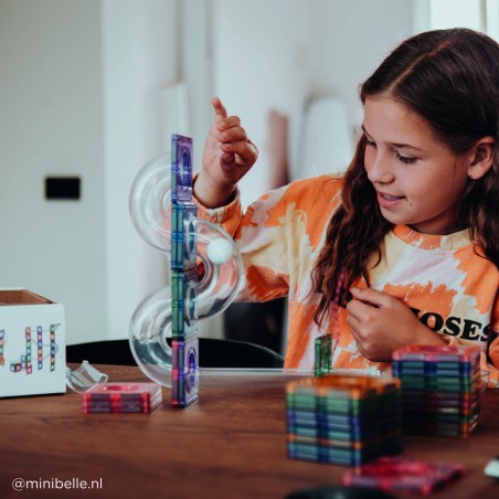 Cleverclixx Kuličková dráha Clever Pack Pastel 110 ks