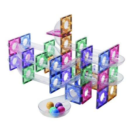 Cleverclixx Kuličková dráha Clever Pack Pastel 110 ks
