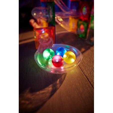 Cleverclixx Kuličková dráha Sada kuliček Dazzling Lights 4 ks