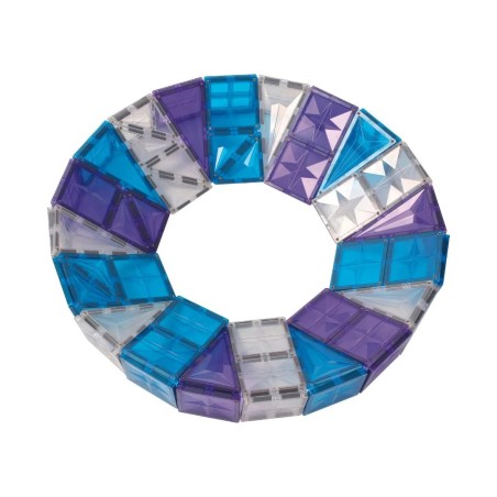 Cleverclixx Magnetická stavebnice Mega Ice Crystal Pack 180 dílků