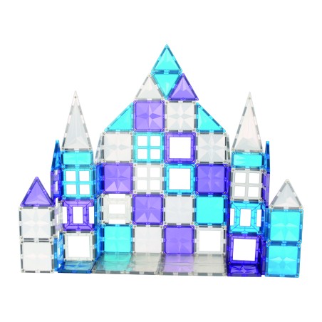 Cleverclixx Magnetická stavebnice Mega Ice Crystal Pack 180 dílků
