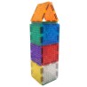 Cleverclixx Magnetická stavebnice Brick Tiles Pack Intense 16 ks