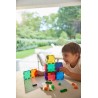Cleverclixx Magnetická stavebnice Brick Tiles Pack Intense 16 ks