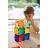 Cleverclixx Magnetická stavebnice Brick Tiles Pack Intense 16 ks