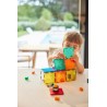 Cleverclixx Magnetická stavebnice Brick Tiles Pack Intense 16 ks