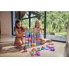 Cleverclixx Magnetická stavebnice Creative Pack Pastel 125 ks