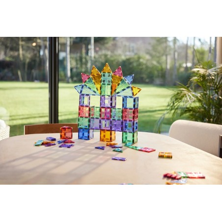 Cleverclixx Magnetická stavebnice Creative Pack Pastel 125 ks