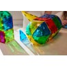 Cleverclixx Magnetická stavebnice Curved Dome Pack Intense 47 ks