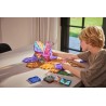 Cleverclixx Magnetická stavebnice Geo Pack Pastel 45 ks