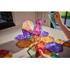Cleverclixx Magnetická stavebnice Geo Pack Pastel 45 ks