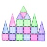 Cleverclixx Magnetická stavebnice Geo Pack Pastel 45 ks