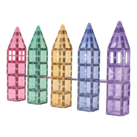 Cleverclixx Magnetická stavebnice Mega Creative Pack Pastel 210 ks