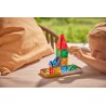 Cleverclixx Magnetická stavebnice Mini Tiles Pack Intense 28 ks