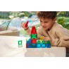 Cleverclixx Magnetická stavebnice Mini Tiles Pack Intense 28 ks