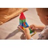 Cleverclixx Magnetická stavebnice Mini Tiles Pack Intense 28 ks