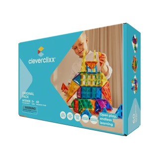 Cleverclixx Magnetická stavebnice Original Pack Intense 60 ks